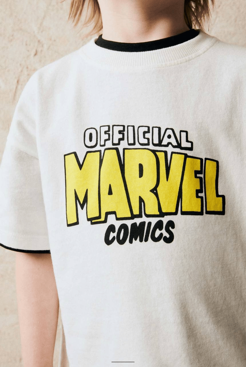 Marvel Comics 2’li Takım (Beyaz-Siyah)