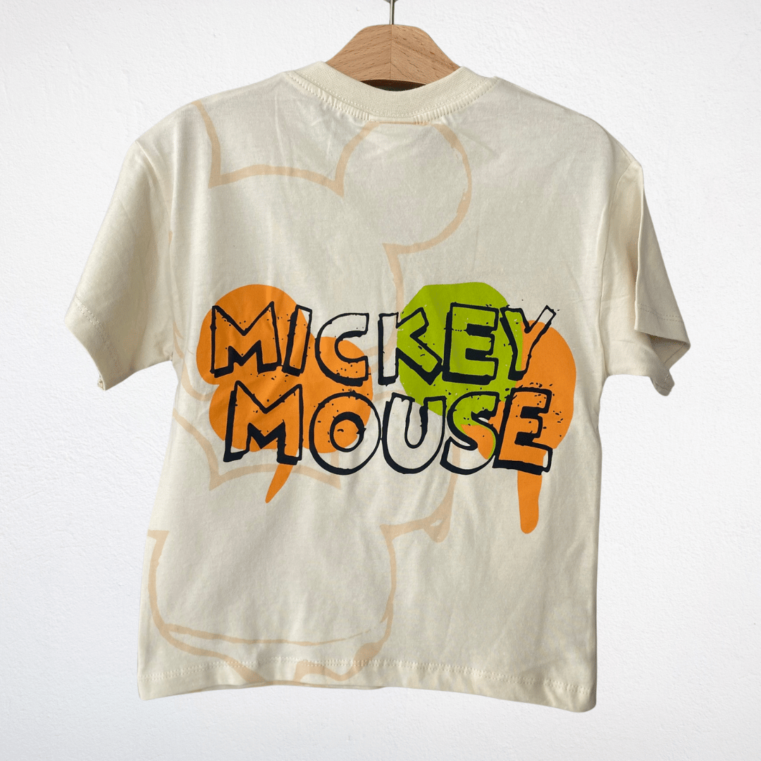 Mickey Mouse Baskılı Tişört ve Eşofman Altı Takımı