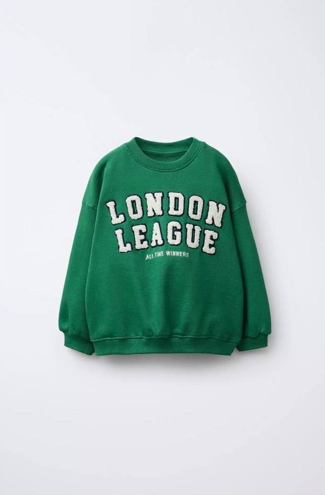 Snook Çocuk Eşofman Takımı – “London League” Baskılı, 3 İplik Hafif Şardonlu