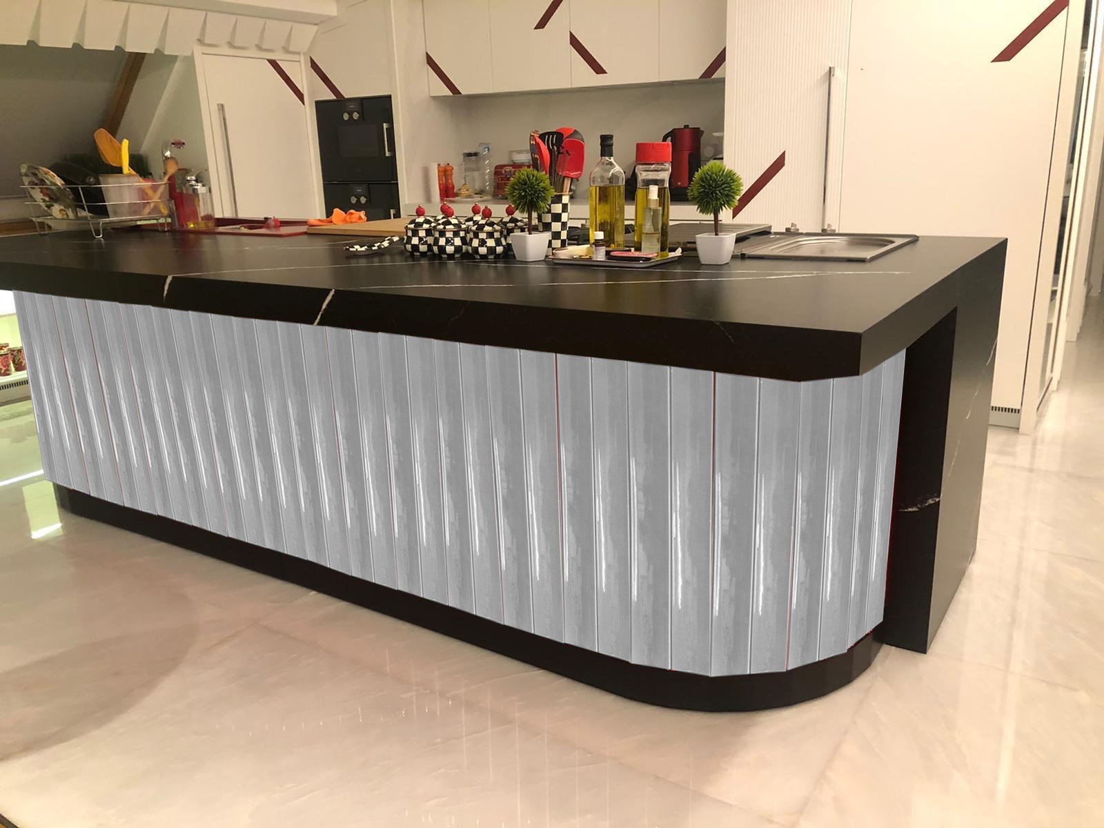 Armada Çini 10X100 Bar Önü Beyaz Çini Seramik