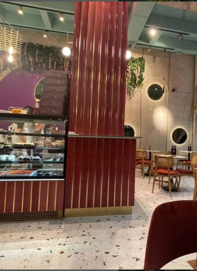 Armada Çini 10X100 Bar Önü Bordo Çini Seramik