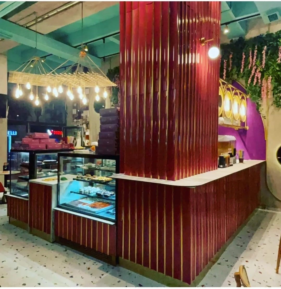 Armada Çini 10X100 Bar Önü Bordo Çini Seramik