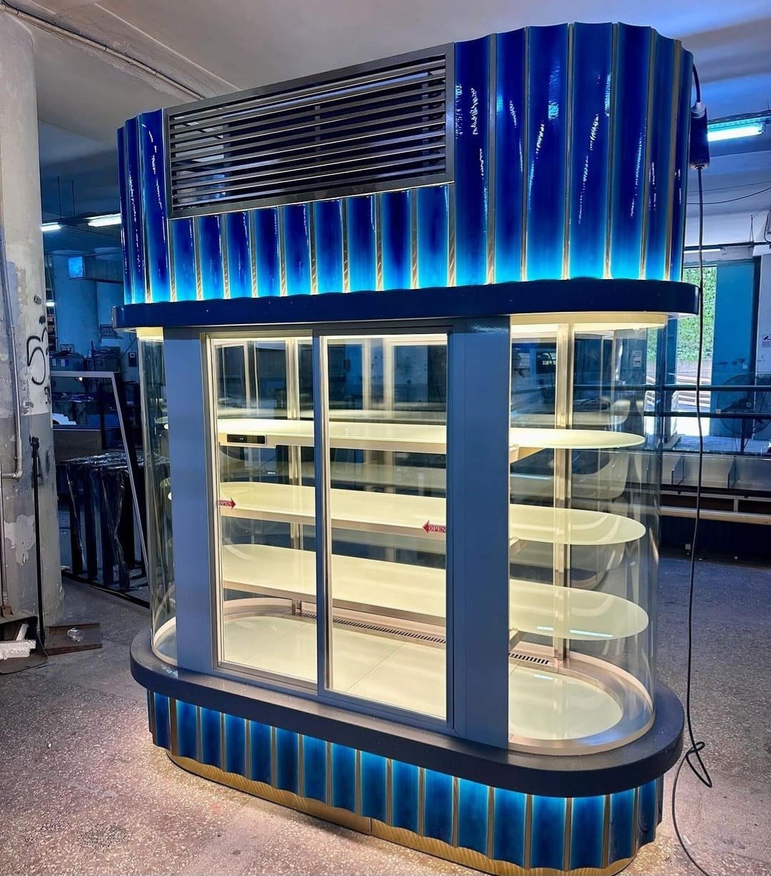 Armada Çini 10X100 Bar Önü Petrol Mavisi Çini Seramik