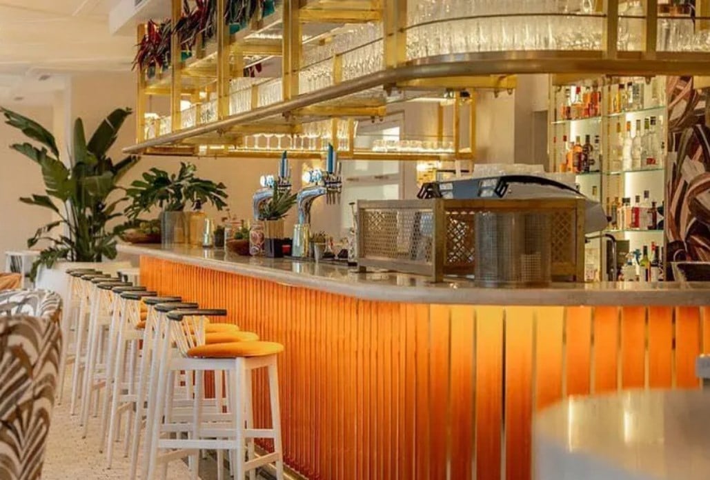 Armada Çini 10X100 Bar Önü Turuncu Çini Seramik