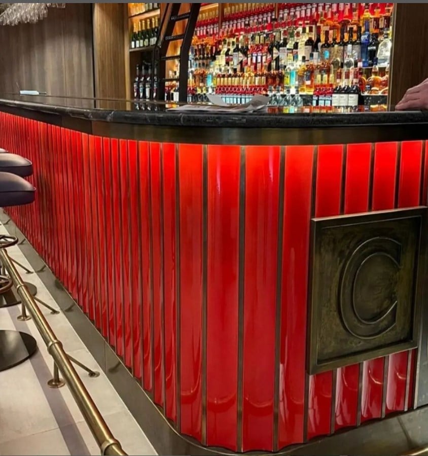 Armada Çini 10X101 Bar Önü Kırmızı Çini Seramik