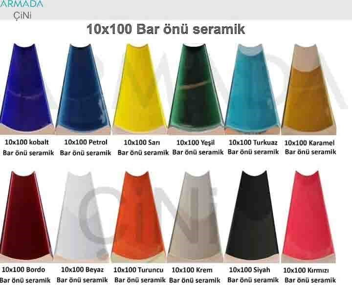 Armada Çini 10X101 Bar Önü Kırmızı Çini Seramik
