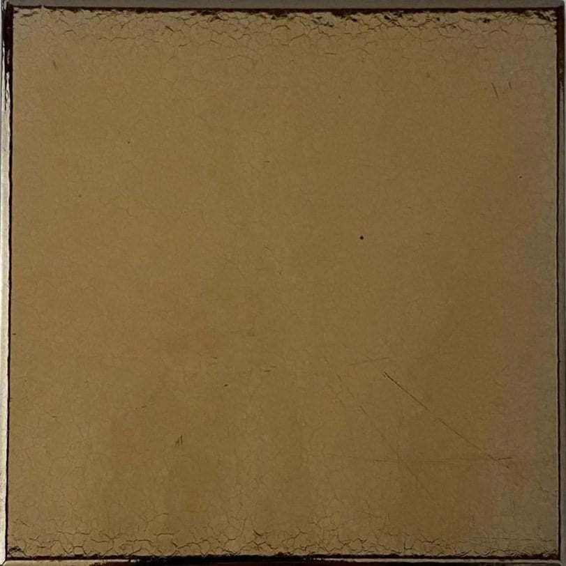 Armada Çini 12,5x12,5 Cm Düz Bronz Kaplama Çini Seramik Karo