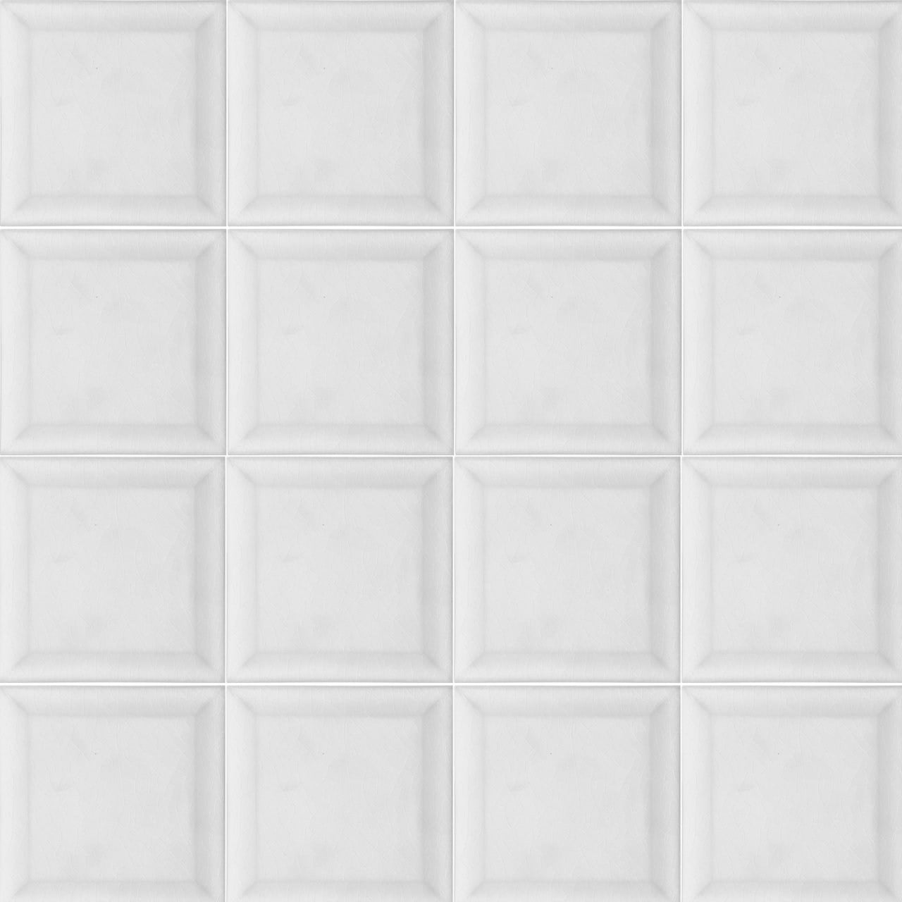 Armada Çini 12,5x12,5 Cm Metro Beyaz Çini Seramik Karo