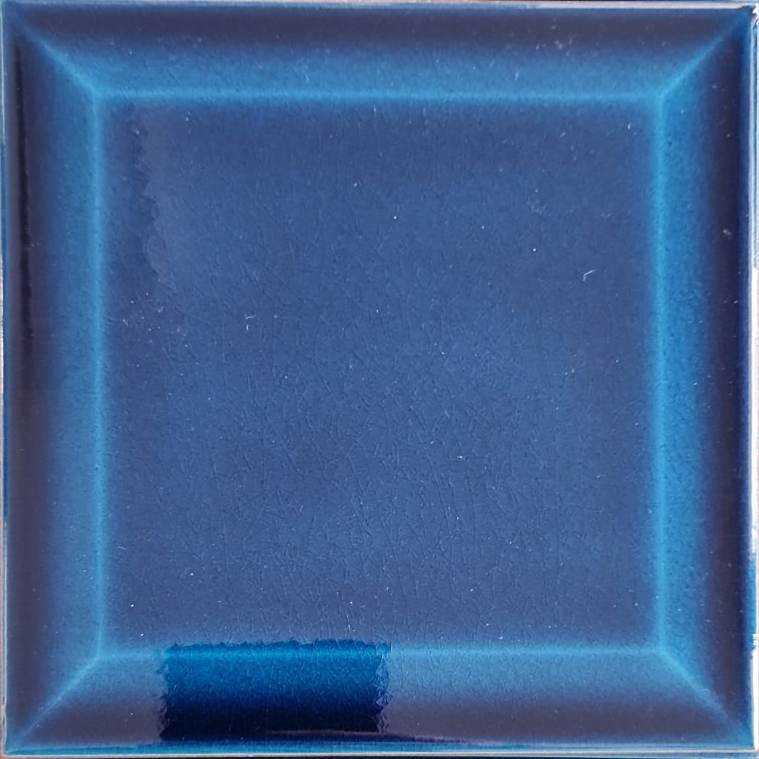 Armada Çini 12,5x12,5 Cm Metro Petrol Mavisi Çini Seramik Karo