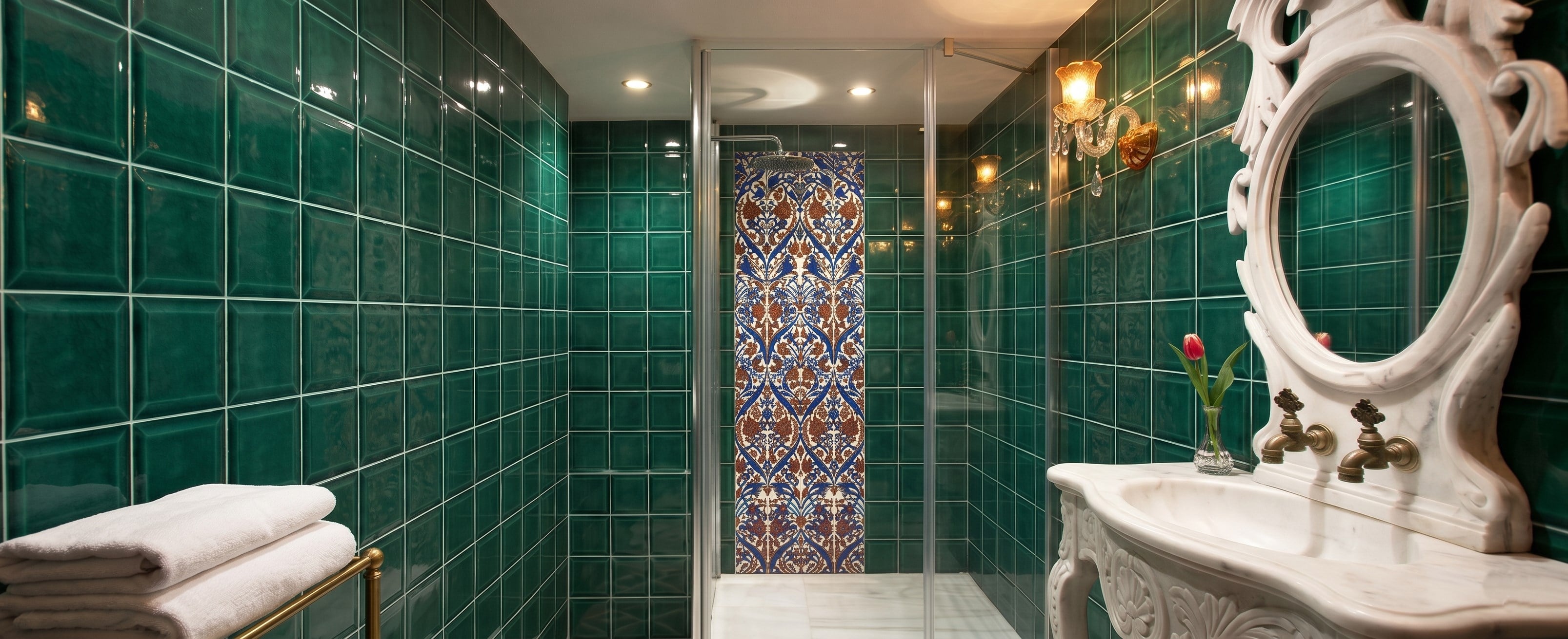 Armada Çini 12,5x12,5 Cm Metro Yeşil Çini Seramik Karo
