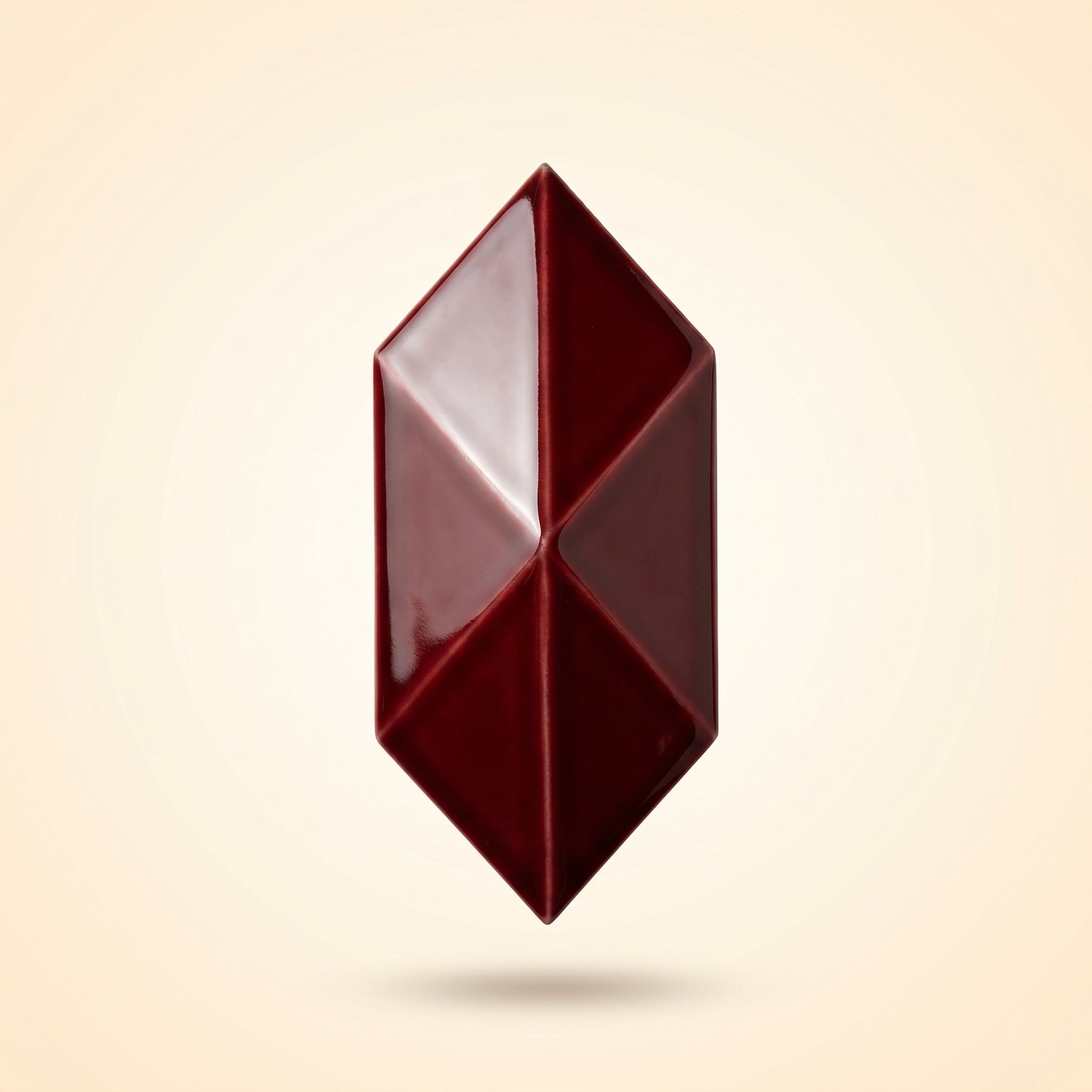 Armada Çini 12,5x25 Cm Bordo Diamond Piramit Altıgen Çini Seramik