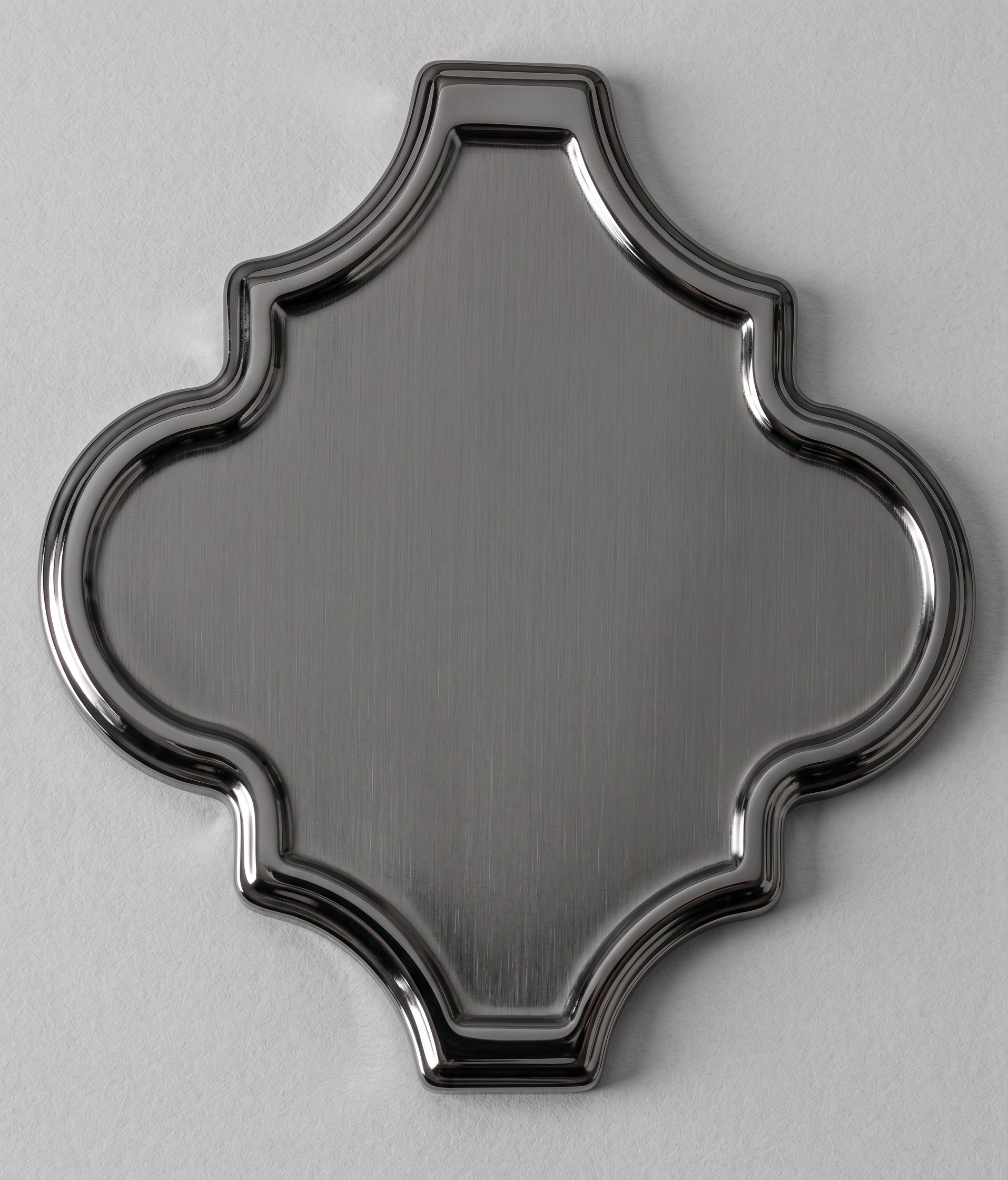 Armada Çini 12x12 Ottoman Rölyefli Arabesk Antrasit Çini