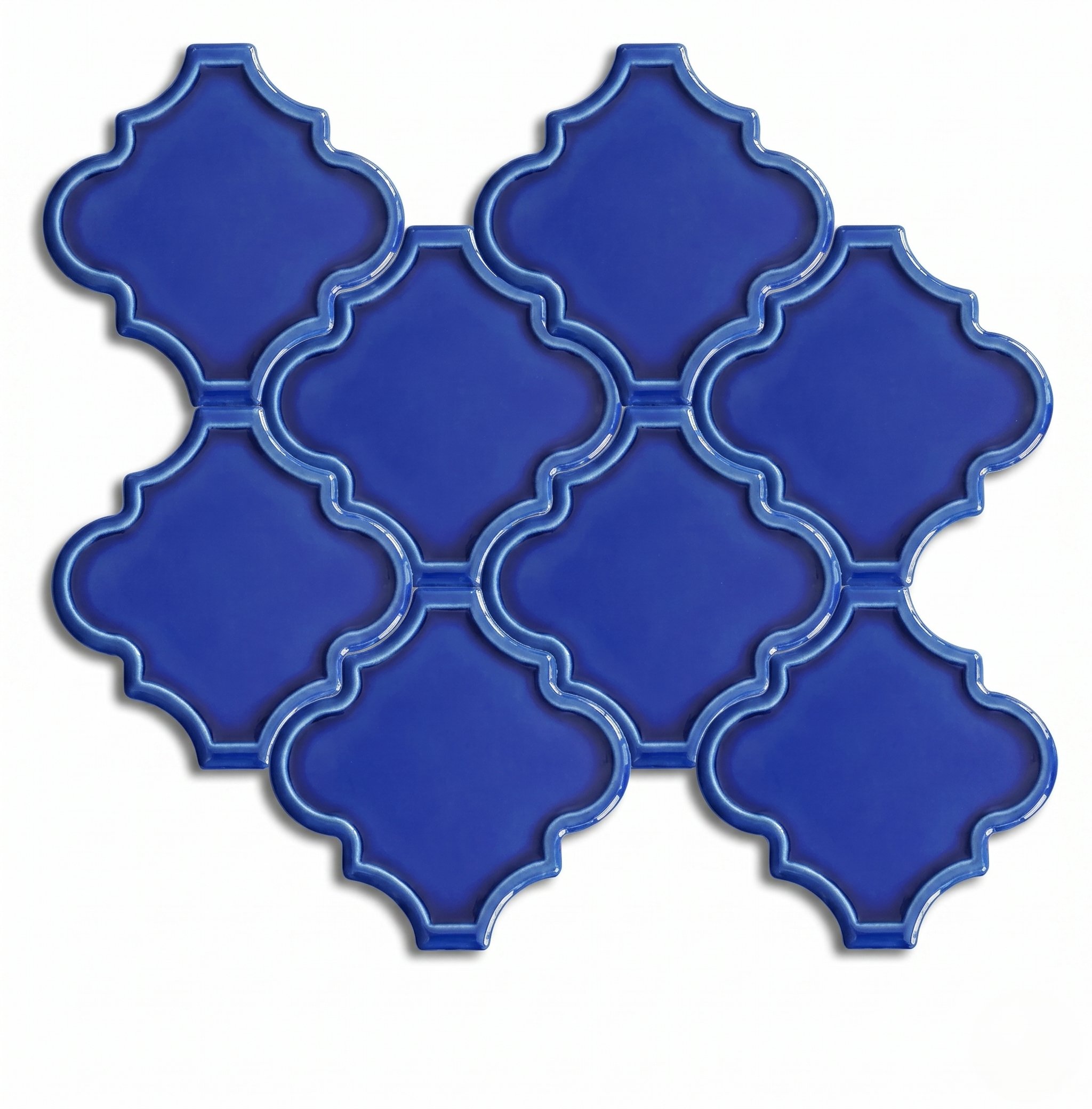 Armada Çini 12x12 Ottoman Rölyefli Kobalt Çini