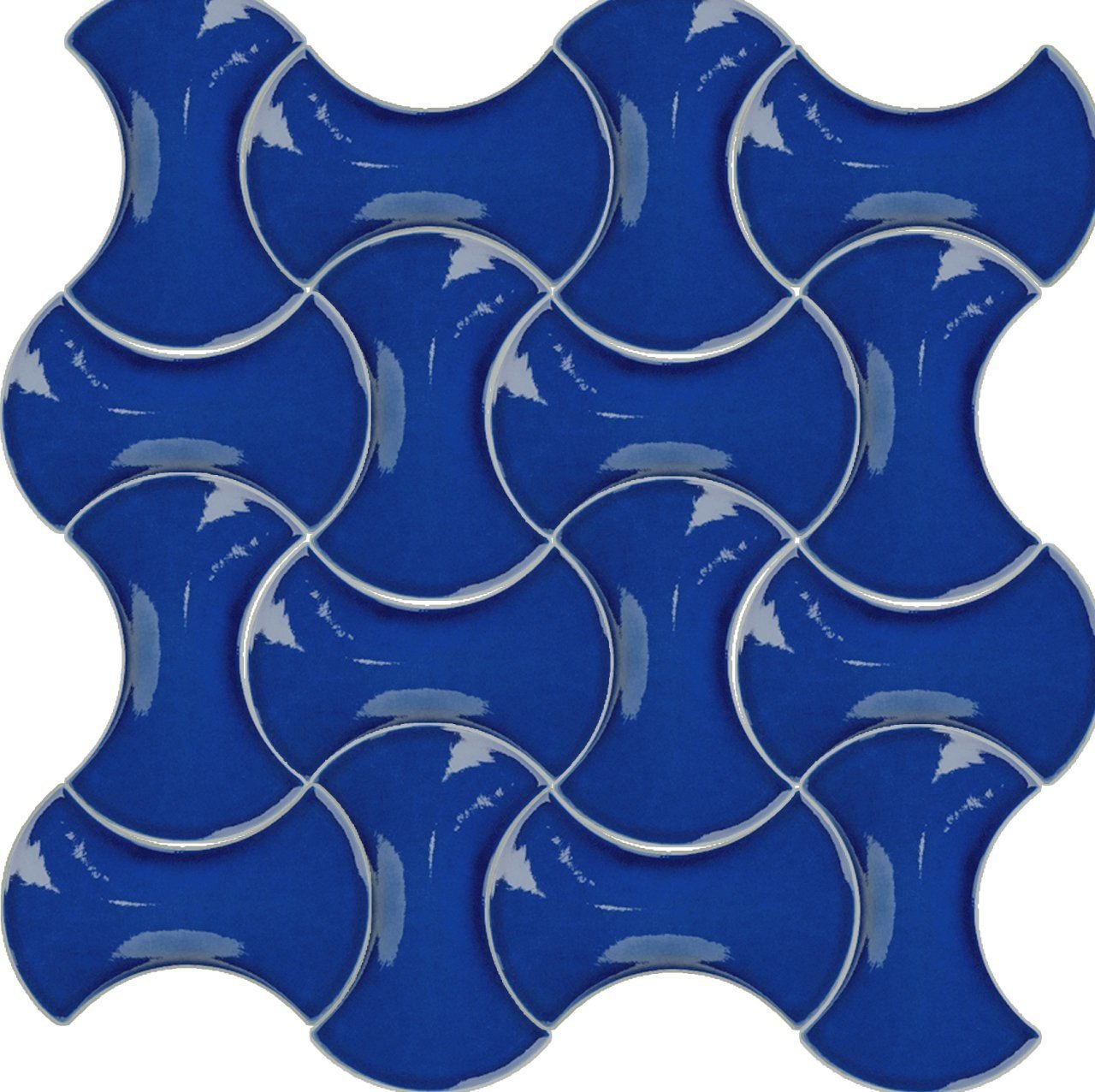 Armada Çini 12x20 cm Kemik Kobalt Şekilli Seramik