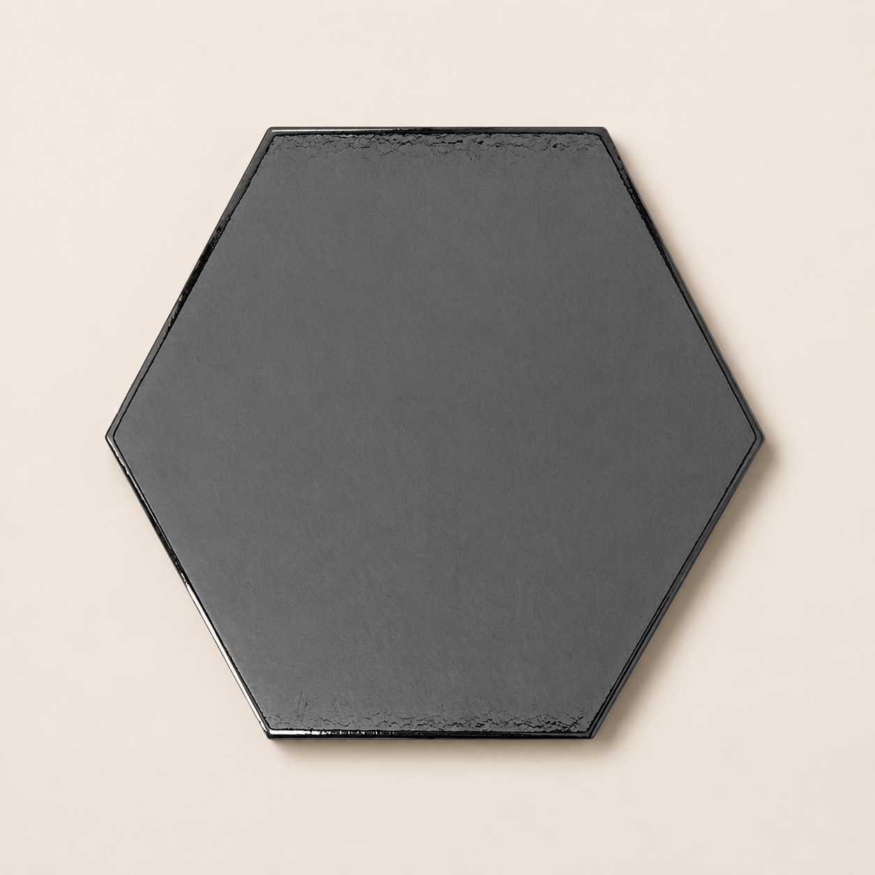 Armada Çini 15x17 Cm Düz Mat metalik Altıgen Seramik 