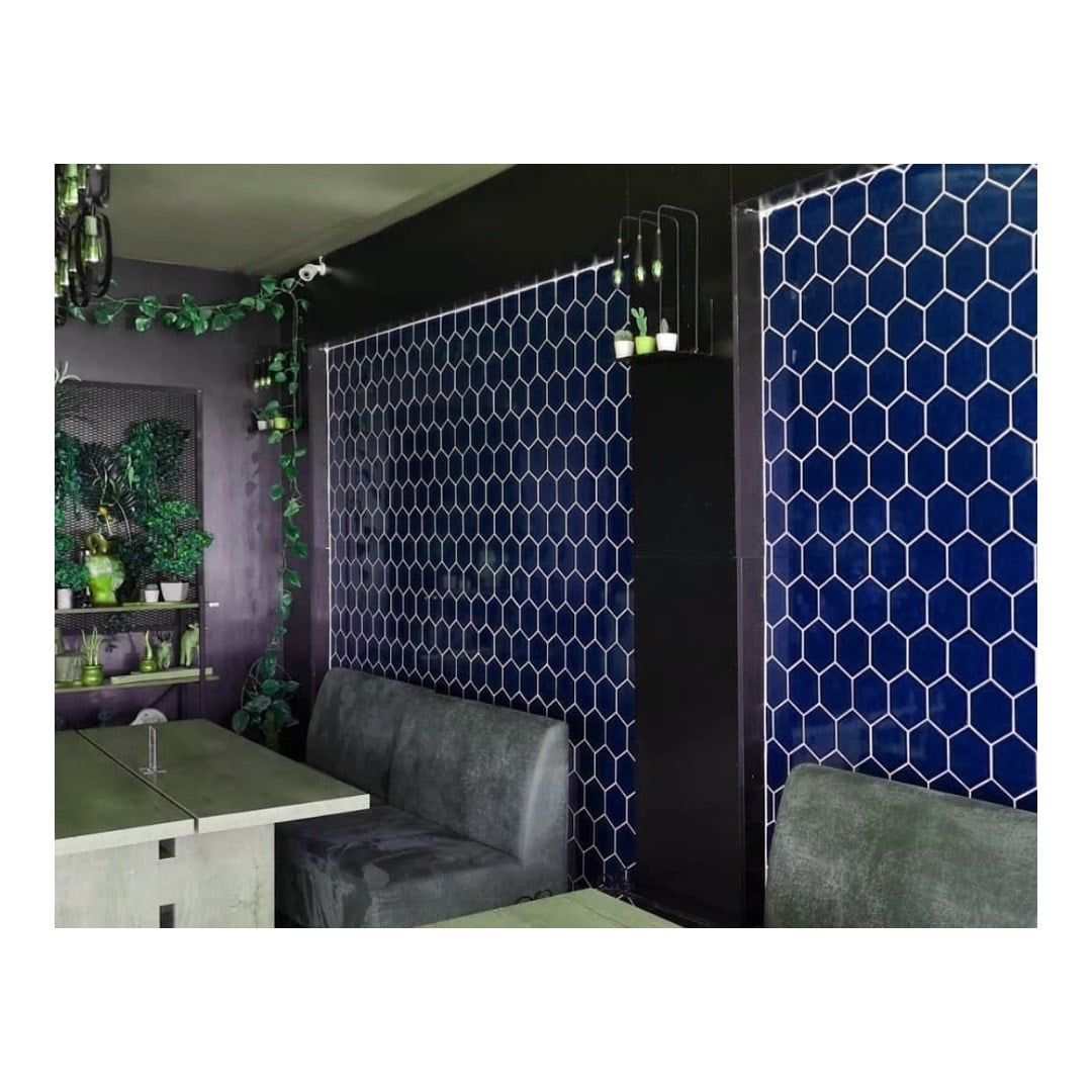 Armada Çini 17x17 cm Kobalt Balık Pulu Seramik