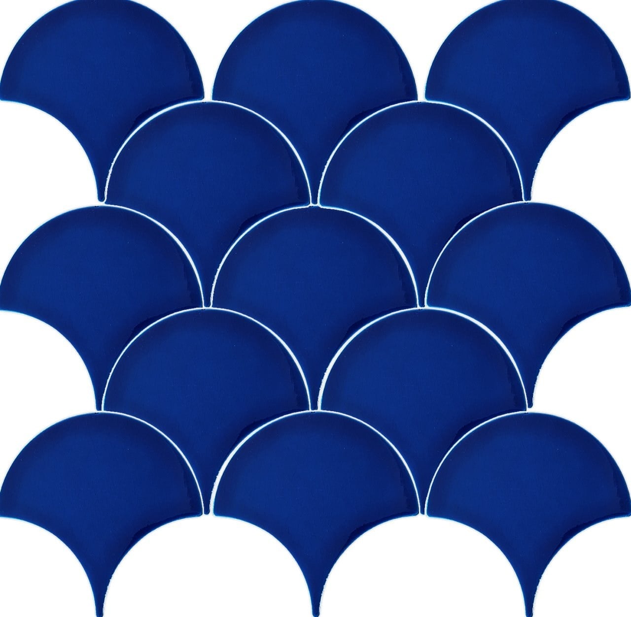 Armada Çini 17x17 cm Kobalt Balık Pulu Seramik