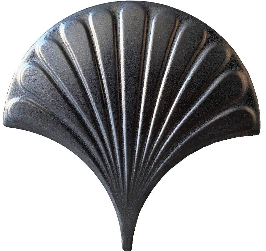 Armada Çini 17x17 cm Metalik İstiridye Balık Pulu Seramik 