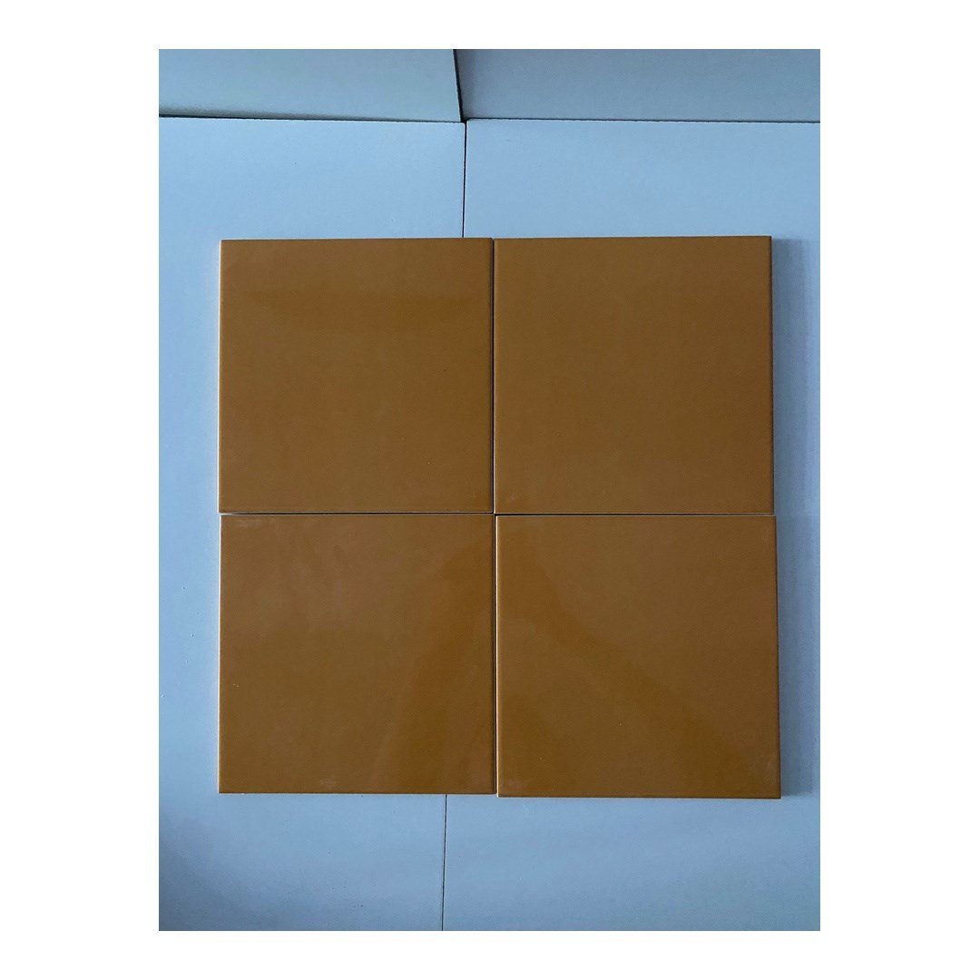 Armada Çini 20x20 Cm Ac 23 Karamel Renk Çini Seramik Karo