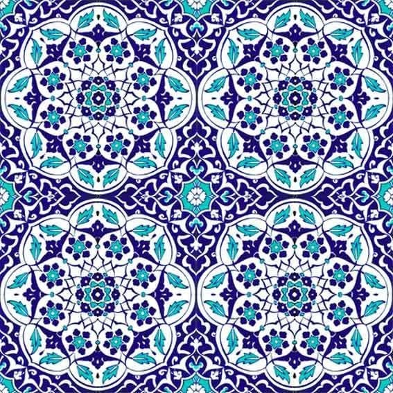 Armada Çini 20x20 Cm Ac 92 Osmanlı Mavi Beyaz Kütahya Çini Karo