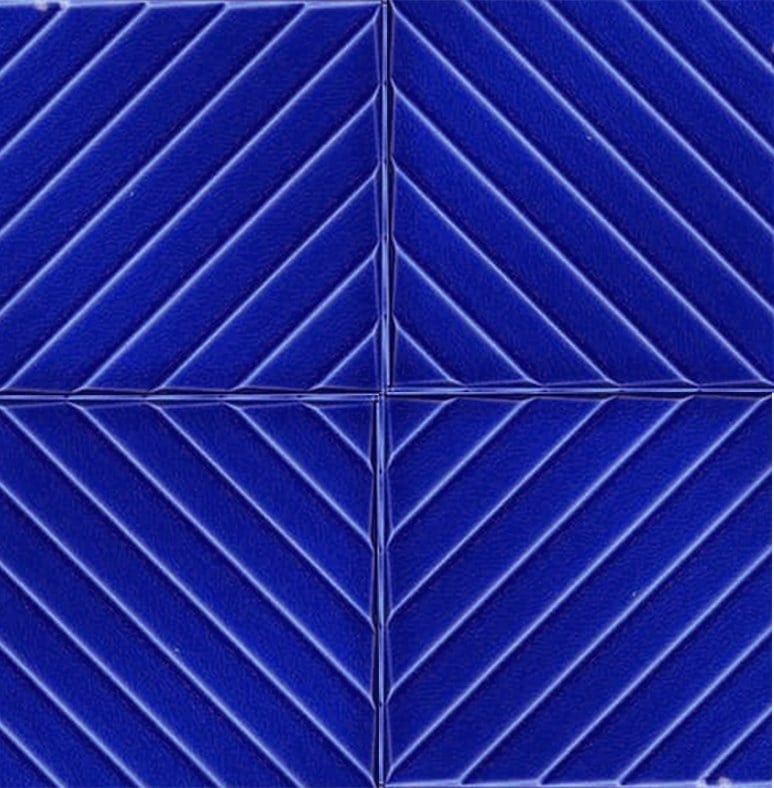 Armada Çini 20x20 Cm Linea Kobalt Modern Desenli Çini Seramik Karo