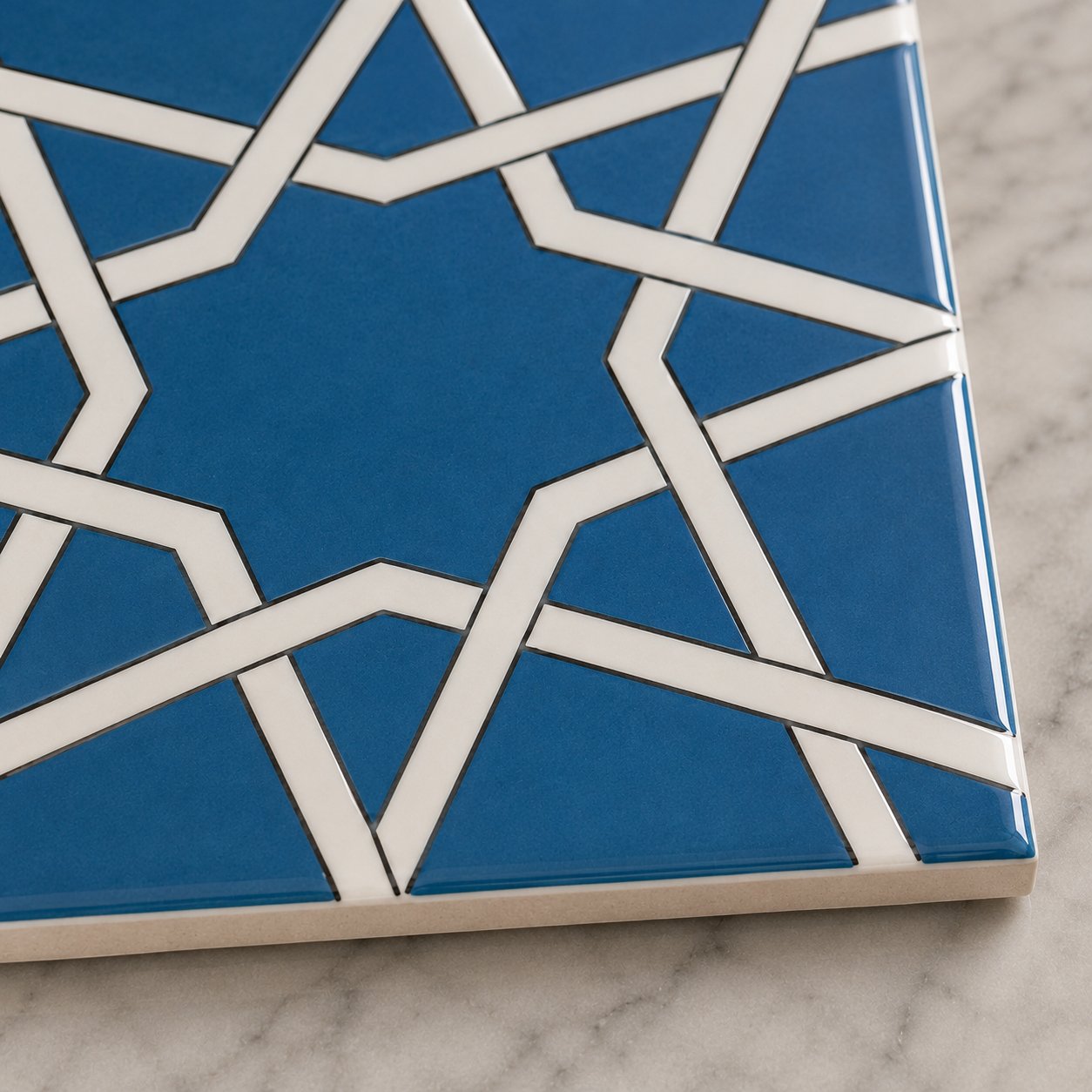 Armada Çini 20x20 Cm SP 94 Yıldız Kütahya Çinisi Selçuklu Çini Karo