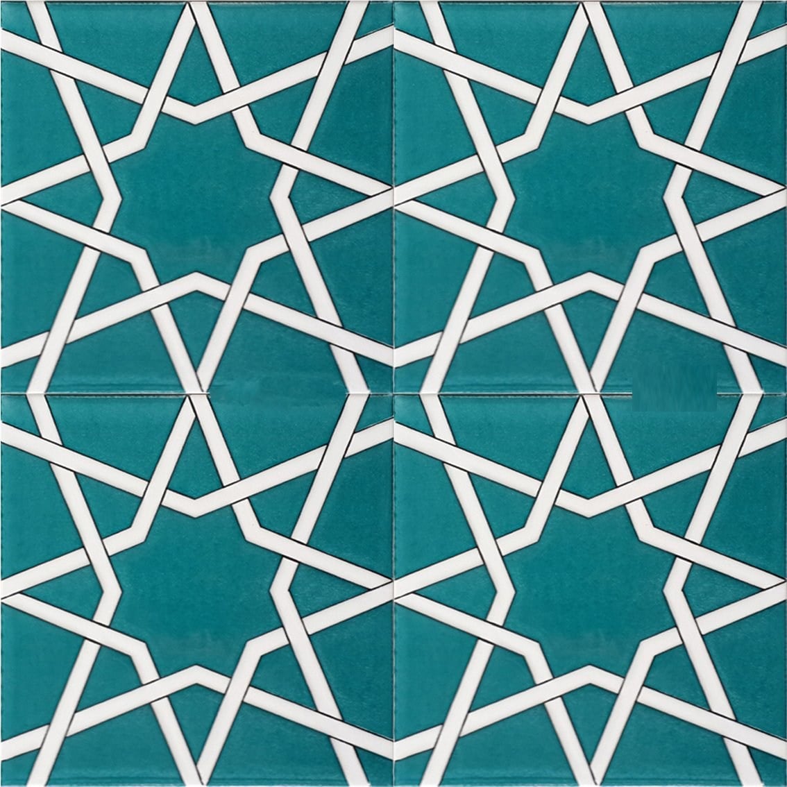 Armada Çini 20x20 Cm SP 94 Yıldız Kütahya Çinisi Selçuklu Çini Karo