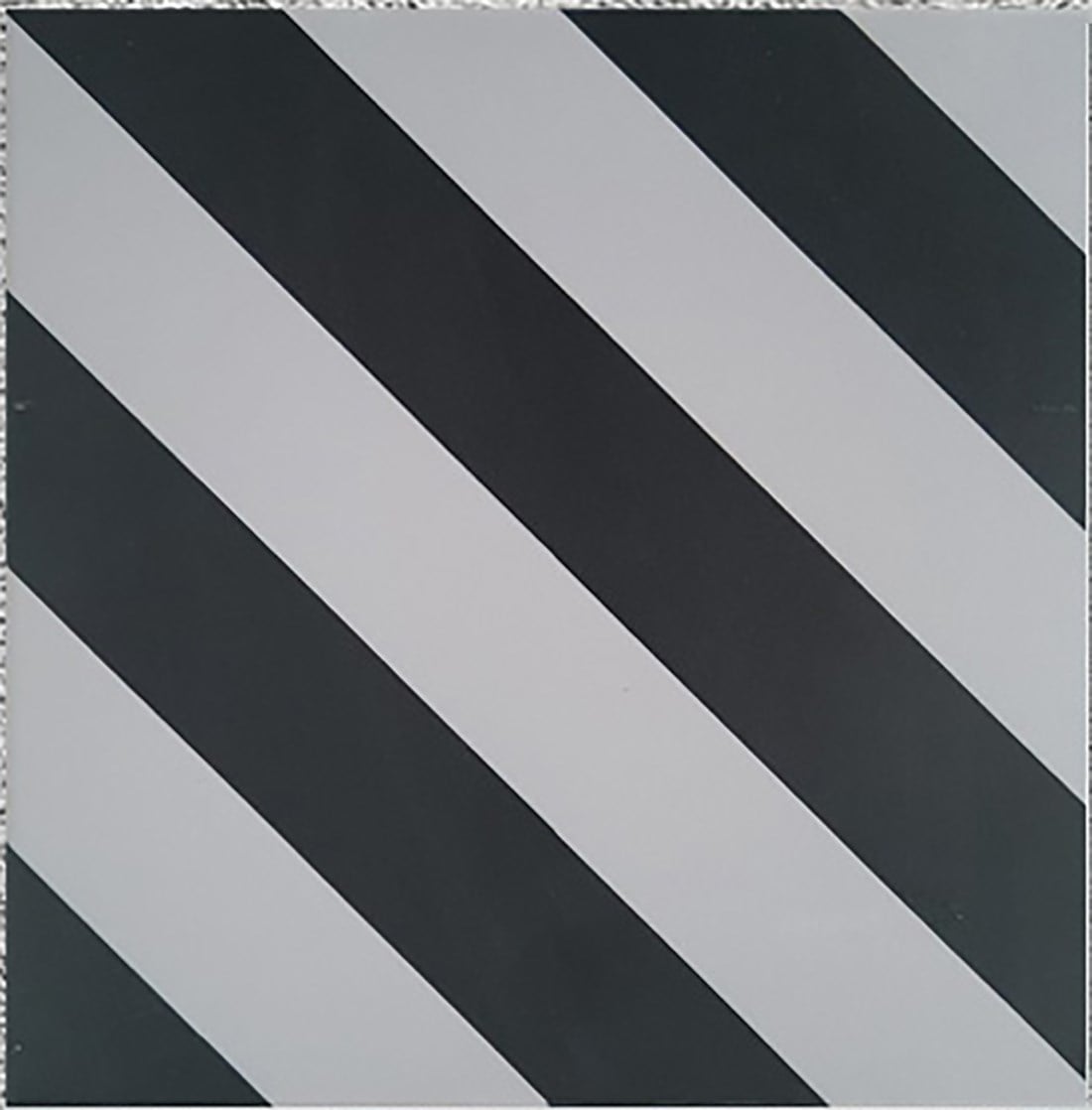 Armada Çini 20x20 Cm YC 7 Siyah Beyaz Şeritli Yer Çinisi