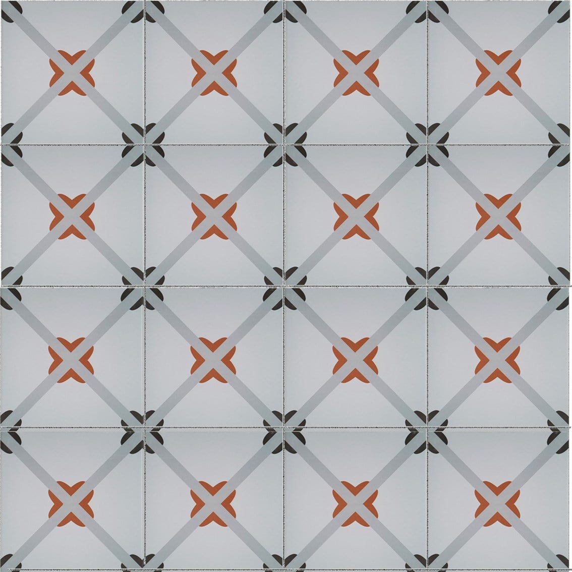 Armada Çini 20x20 Cm YC 9 Sarı Kahve  Yer Çinisi