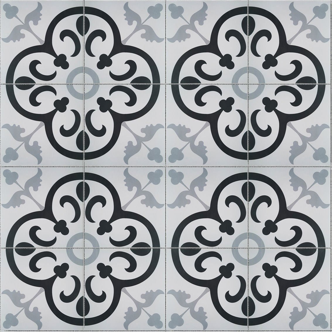 Armada Çini 20X20 YC Fiore porselen yer çinisi