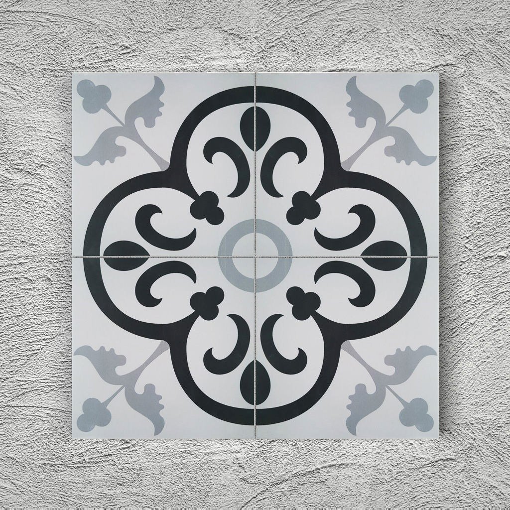 Armada Çini 20X20 YC Fiore porselen yer çinisi