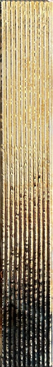 Armada Çini 5X40  FLAT Çizgili Bronz Çini Seramik