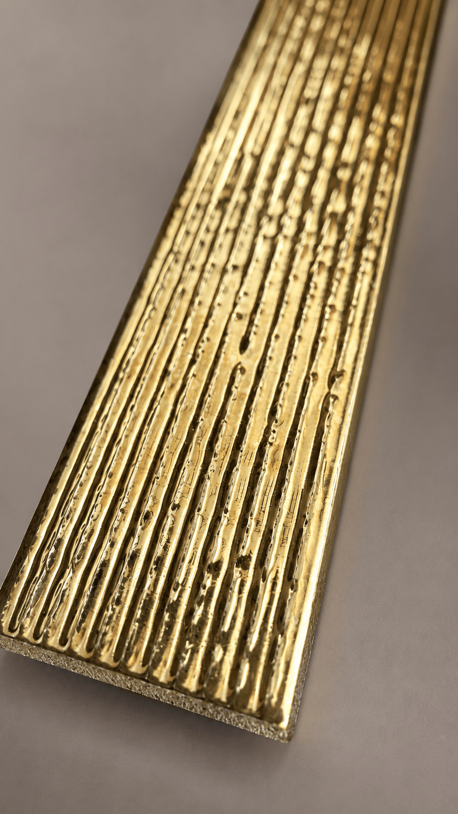 Armada Çini 5X40  FLAT Çizgili Bronz Çini Seramik