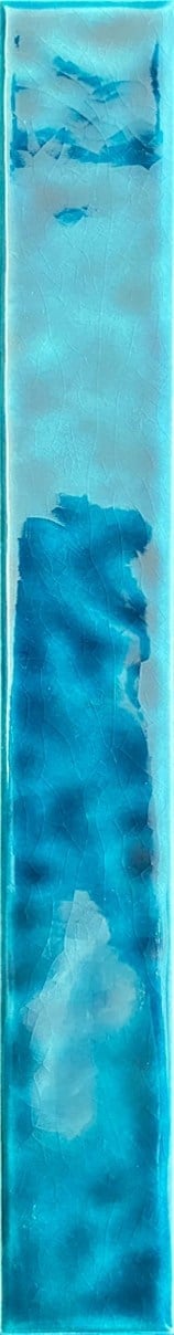 Armada Çini 5X40  FLAT Dalgalı Petrol Mavisi Çini Seramik