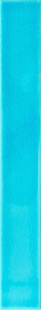 Armada Çini 5X40  FLAT Düz Turkuaz Çini Seramik