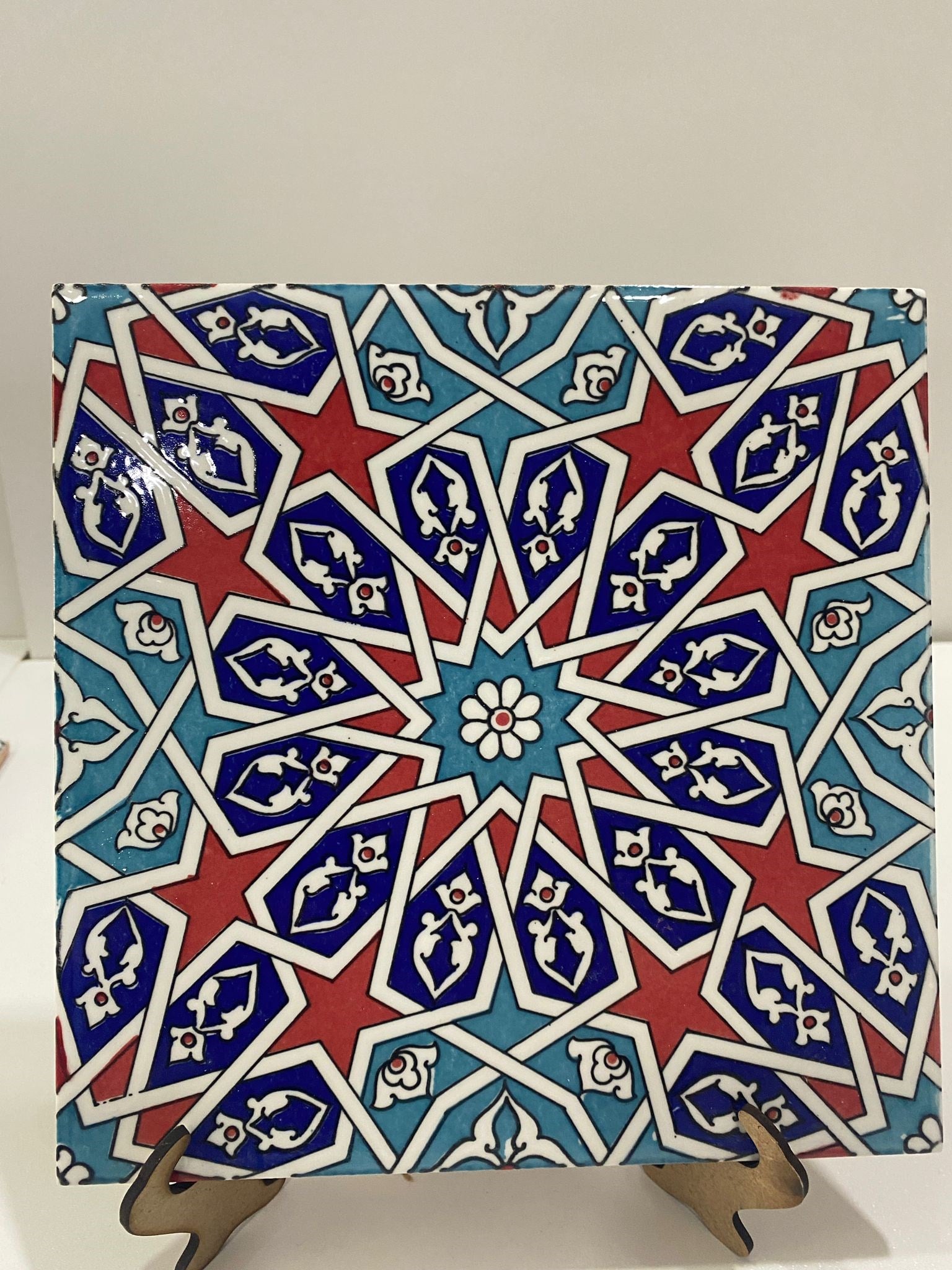 Armada Çini 60x100 Cm Ac 28 Geometrik Serigraf Türk Hamamı Pano