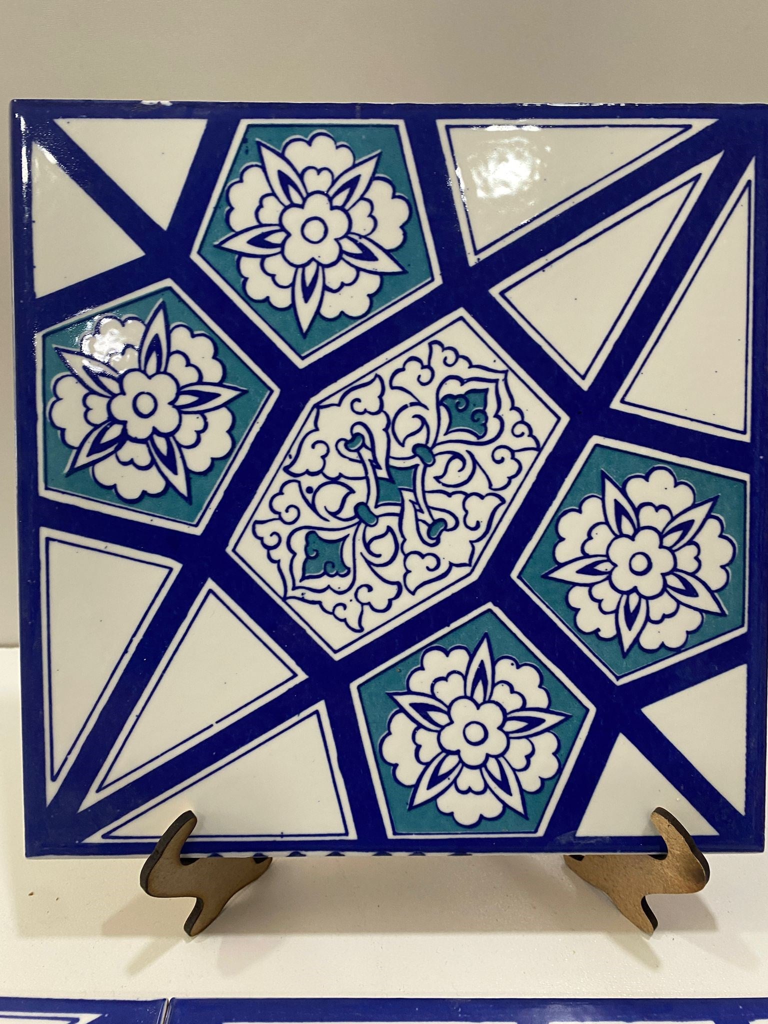 Armada Çini 60x100 Cm AC 3 A Geometrik Serigraf Türk Hamamı Pano