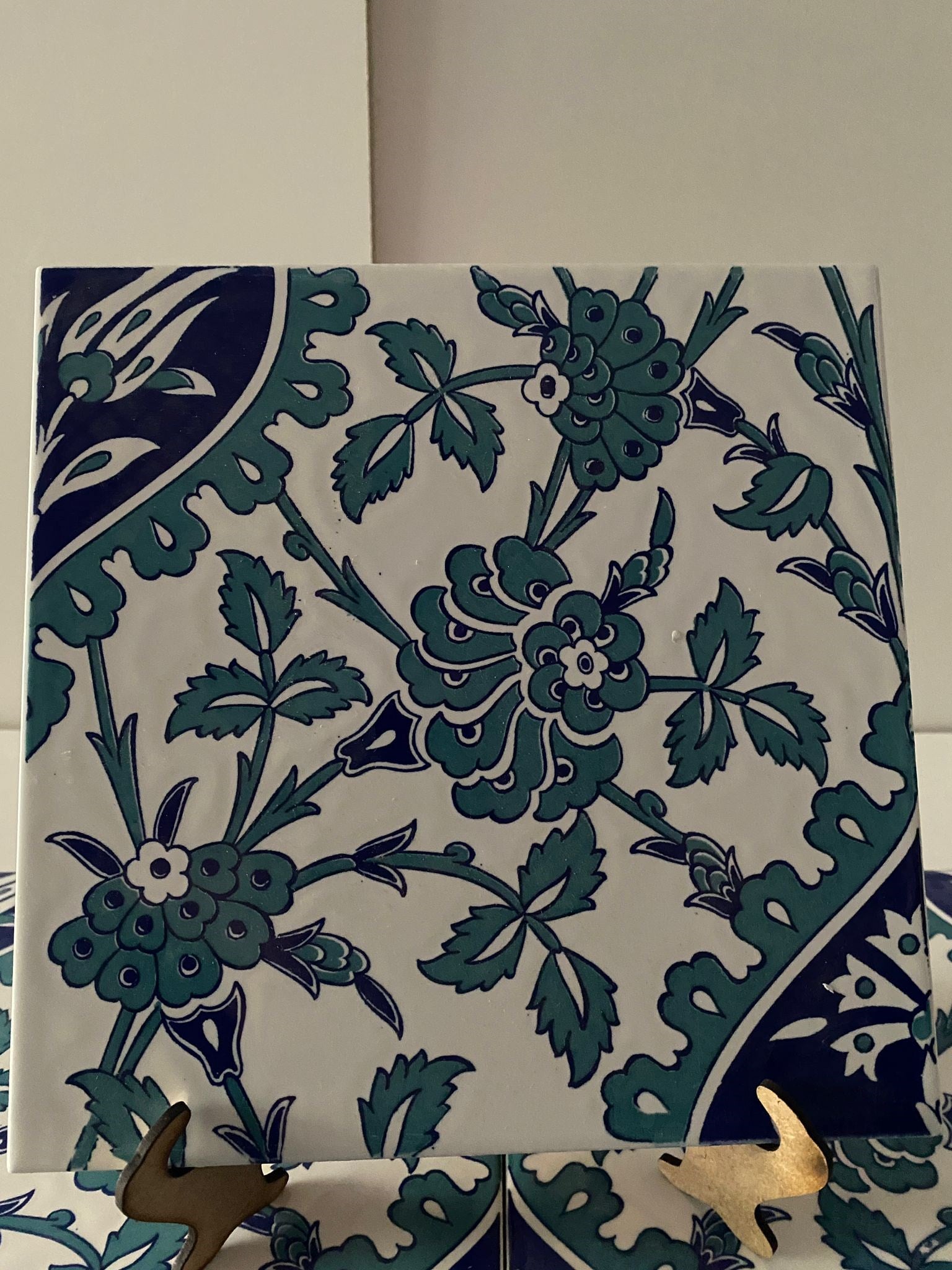 Armada Çini 60x100 Cm Ac 42 Mavi Serigraf Türk Hamamı Pano