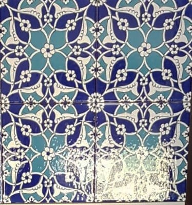 Armada Çini 60x100 Cm Ac 80 Selçuklu Serigraf Türk Hamamı Pano