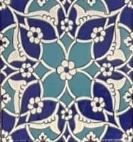 Armada Çini 60x100 Cm Ac 80 Selçuklu Serigraf Türk Hamamı Pano