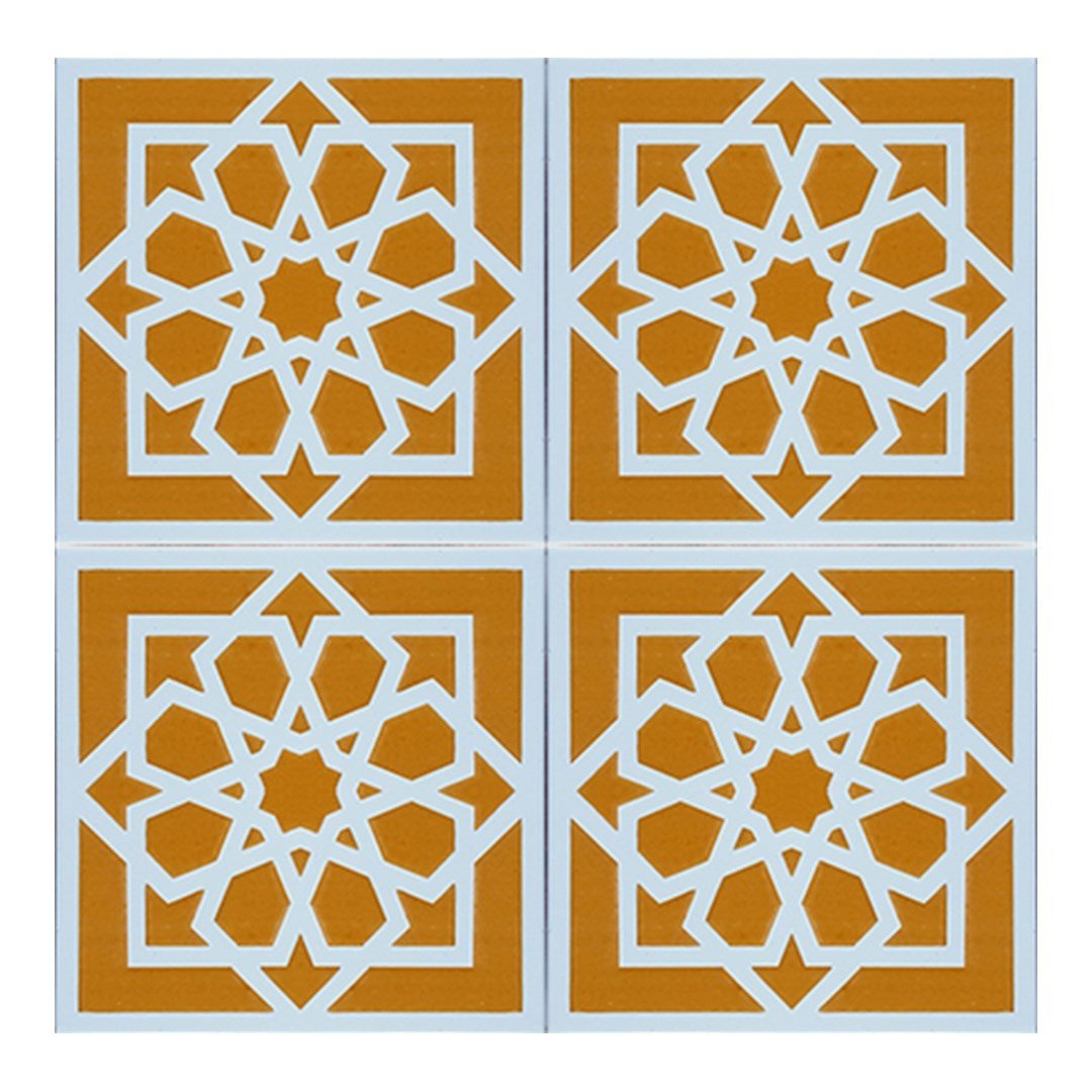 Armada Çini 60x100 Cm SP 101 Sarı Serigraf Türk Hamamı Pano