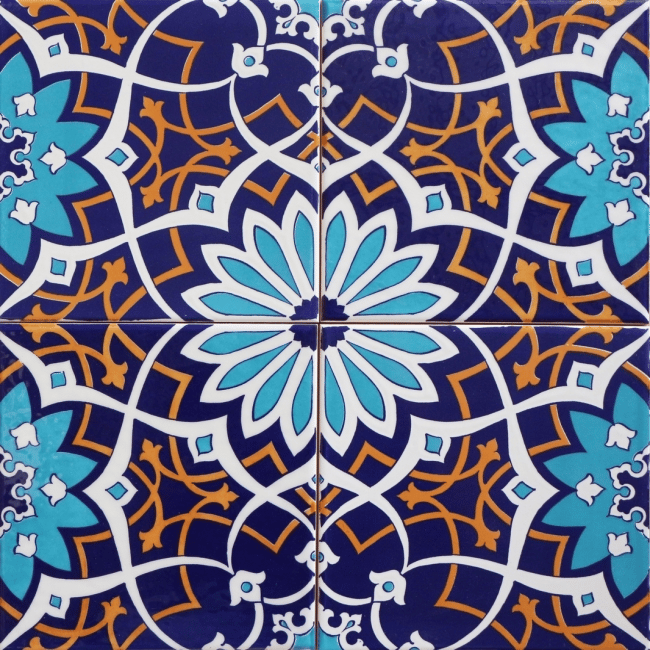 Armada Çini 60x100 Cm SP 105 Kahve Serigraf Türk Hamamı Pano