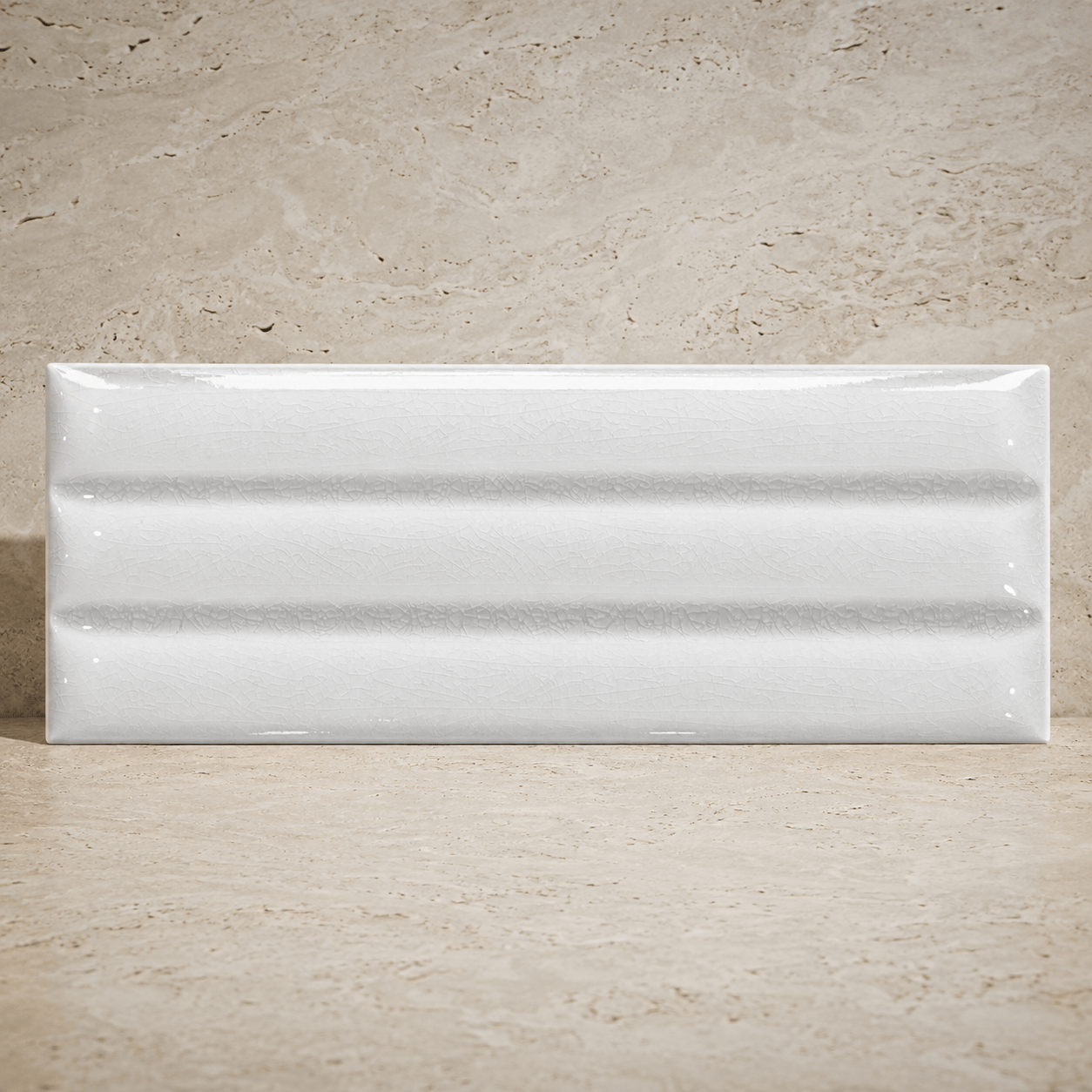 Armada Çini 7x21 Cm Bambu Beyaz  Çini Seramik