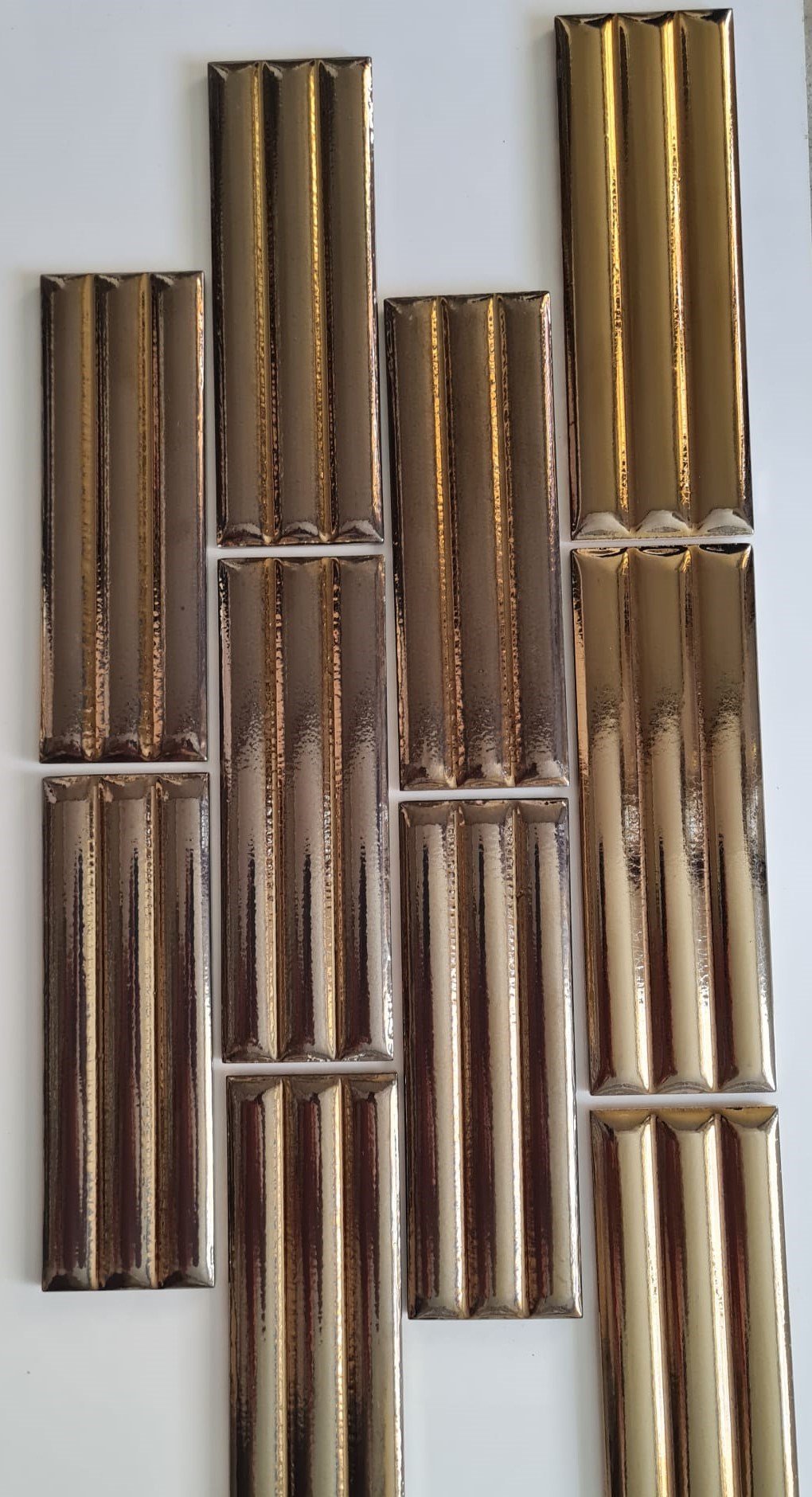 Armada Çini 7x21 Cm Bambu Bronz  Çini Seramik 