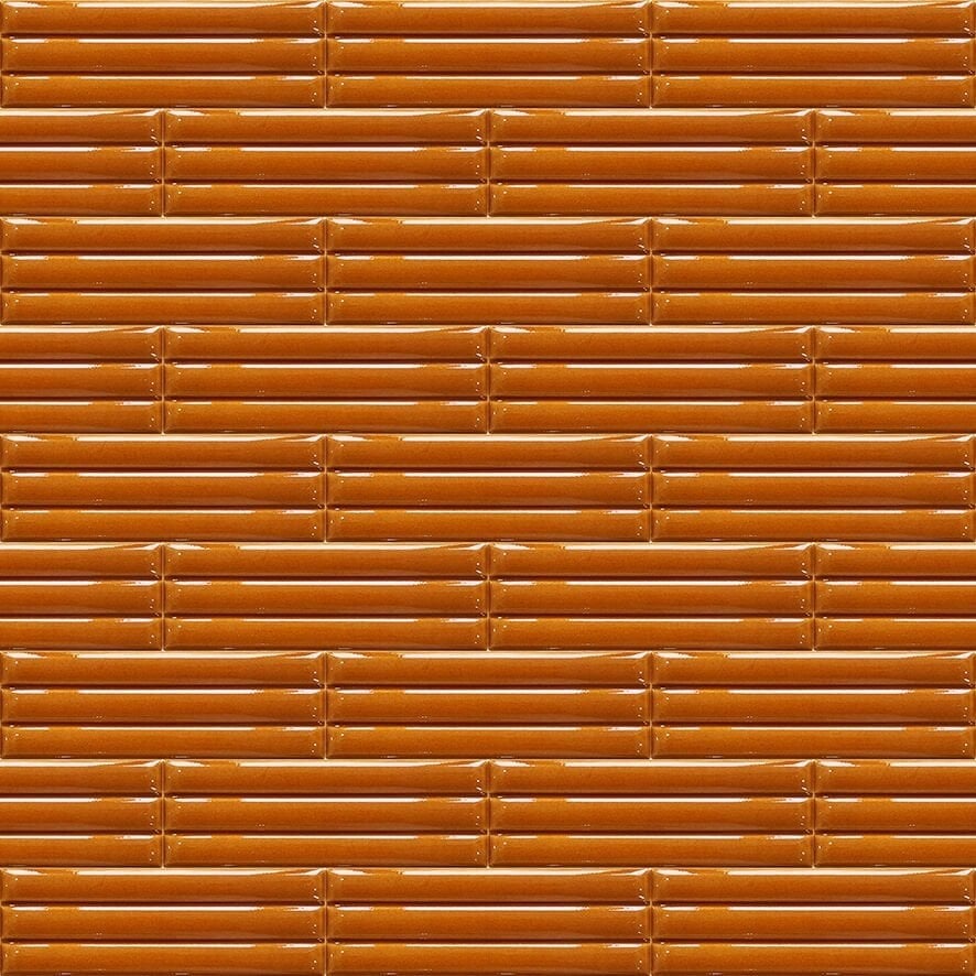 Armada Çini 7x21 Cm Bambu Karamel  Çini Seramik