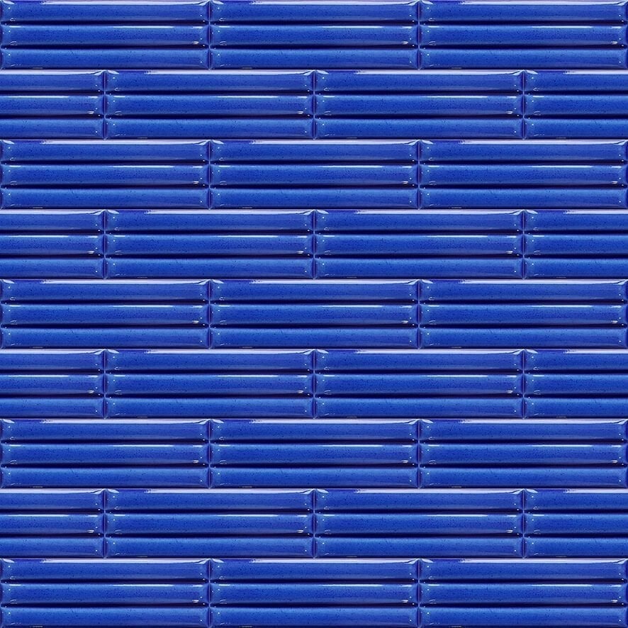 Armada Çini 7x21 Cm Bambu Kobalt  Çini Seramik