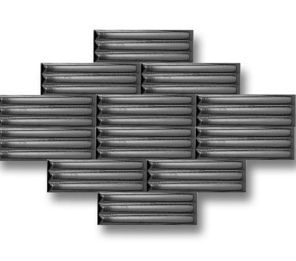 Armada Çini 7x21 Cm Bambu Metalik Çini Seramik 