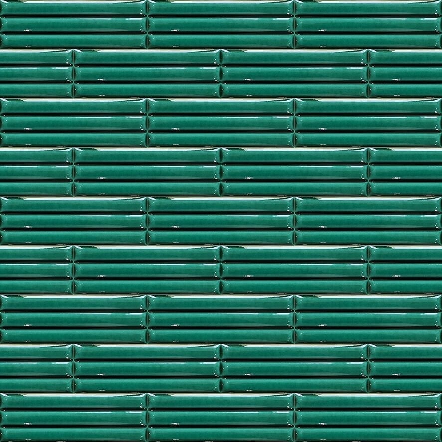 Armada Çini 7x21 Cm Bambu Yeşil  Çini Seramik