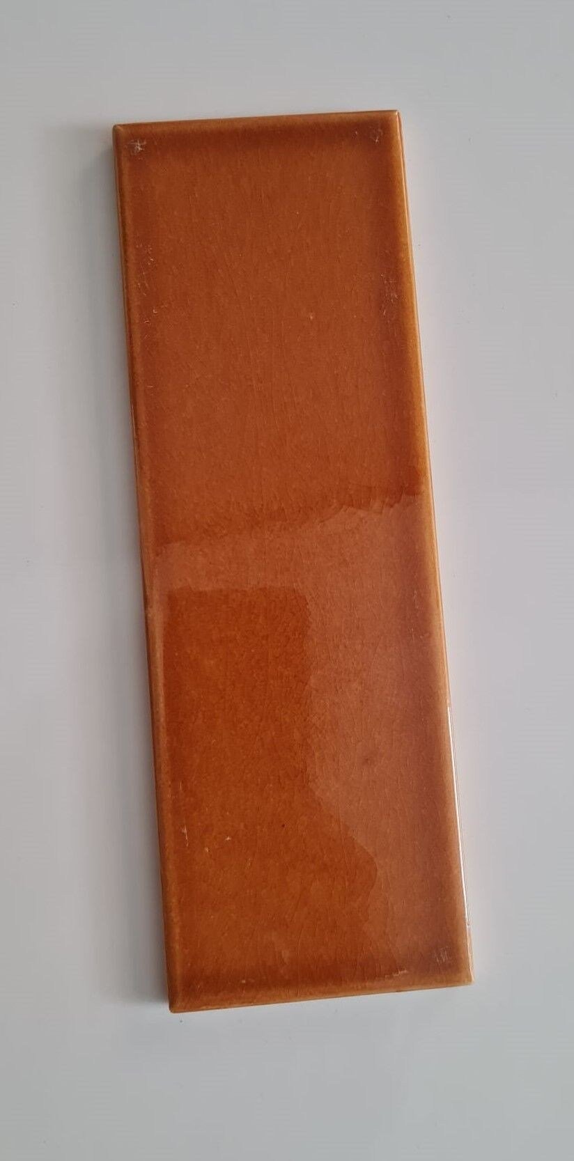 Armada Çini 7x21 Cm Düz Karamel  Çini Seramik