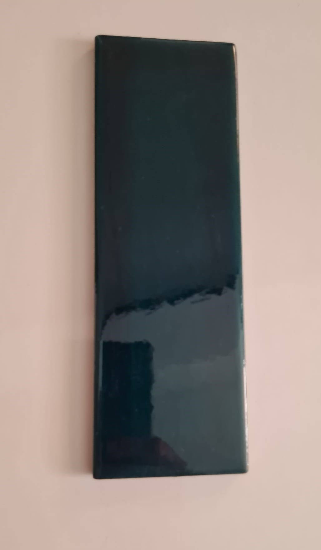 Armada Çini 7x21 Cm Düz Petrol Mavisi Çini Seramik 